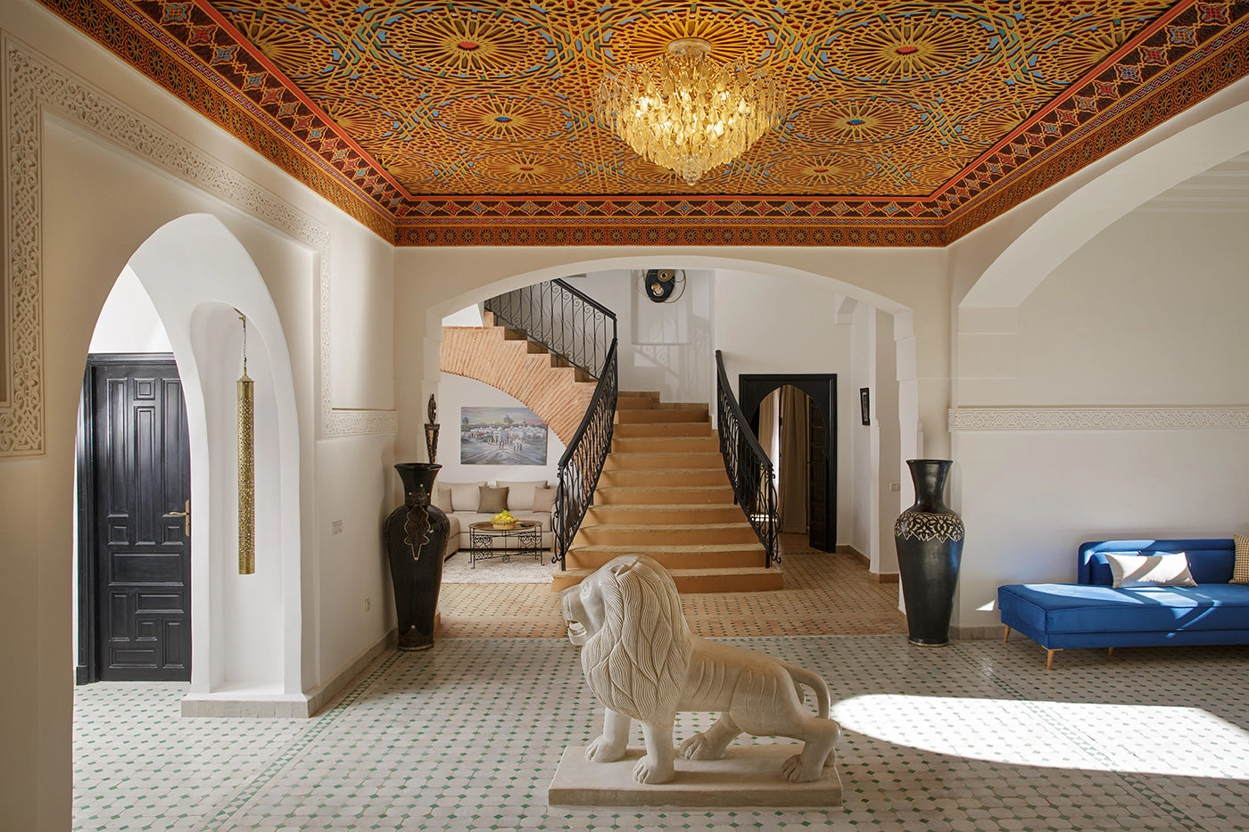 Villa Banati – 6BR Moroccan Villa with Poolhouse & Rooftop Terrace