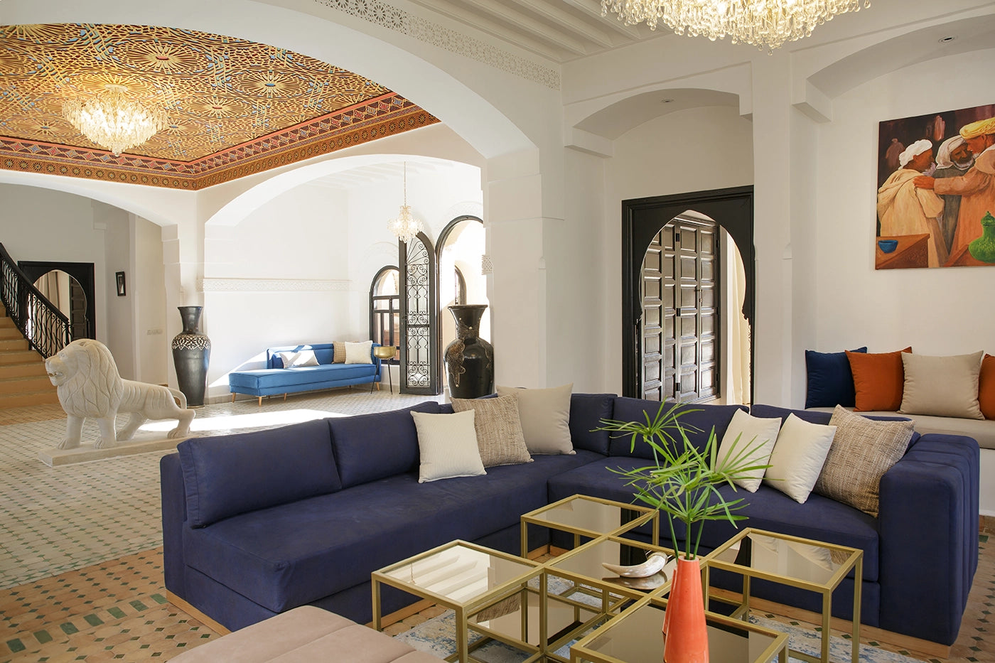 Villa Banati – 6BR Moroccan Villa with Poolhouse & Rooftop Terrace