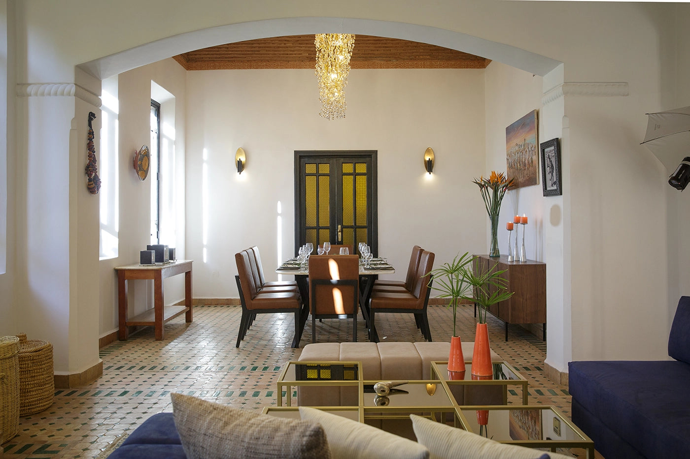 Villa Banati – 6BR Moroccan Villa with Poolhouse & Rooftop Terrace