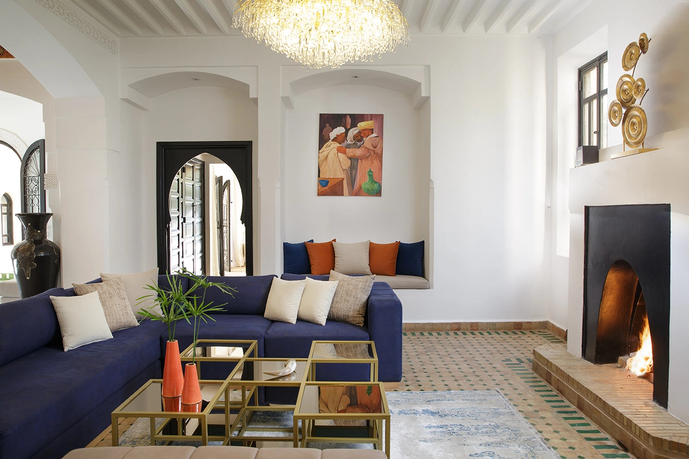 Villa Banati – 6BR Moroccan Villa with Poolhouse & Rooftop Terrace