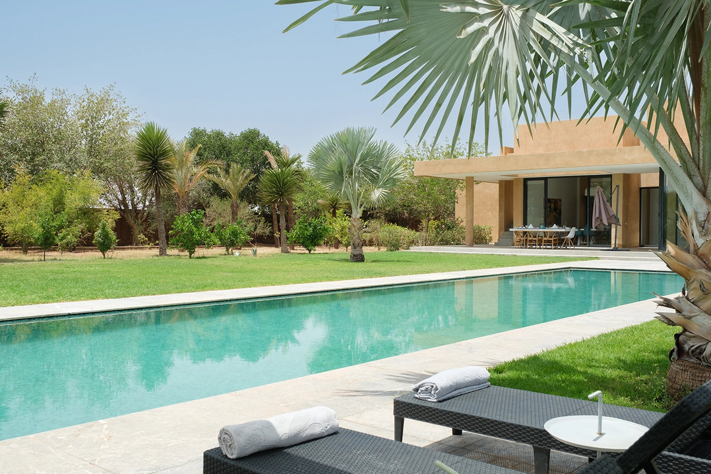 Villa Belya – 6BR Modern Moroccan Villa with Rooftop & Mosaic Pool