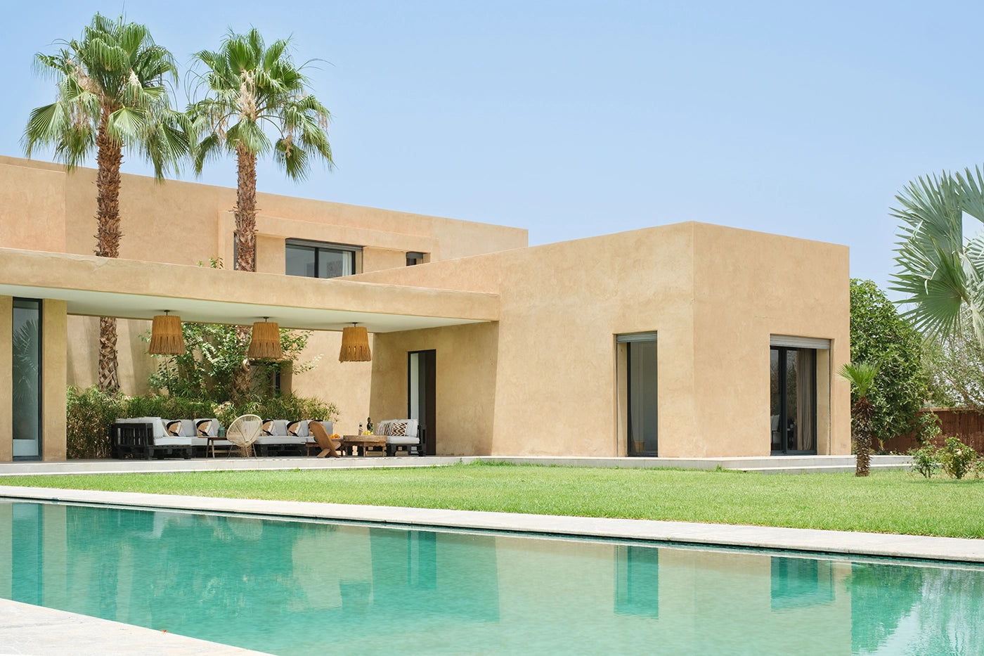 Villa Belya – 6BR Modern Moroccan Villa with Rooftop & Mosaic Pool