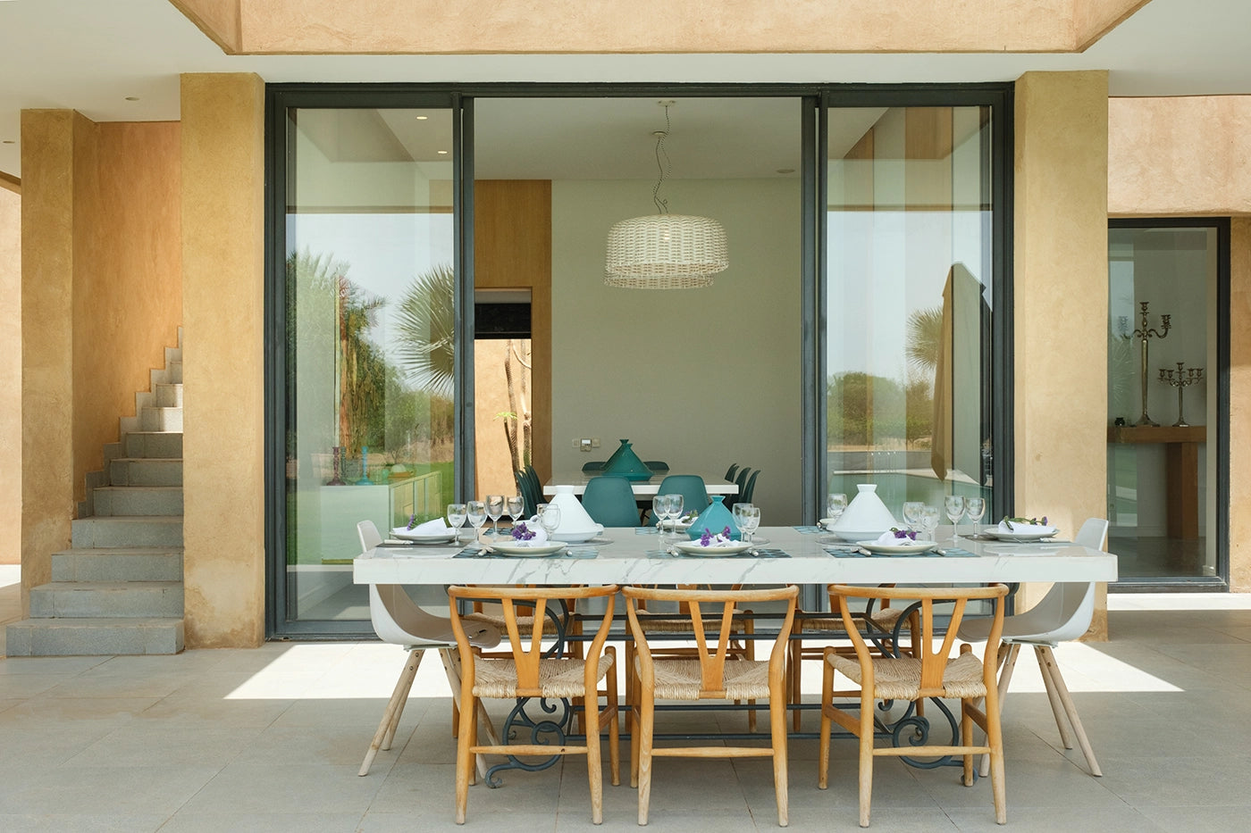Villa Belya – 6BR Modern Moroccan Villa with Rooftop & Mosaic Pool