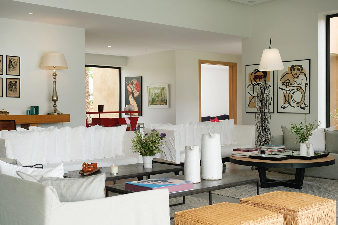 Villa Belya – 6BR Modern Moroccan Villa with Rooftop & Mosaic Pool