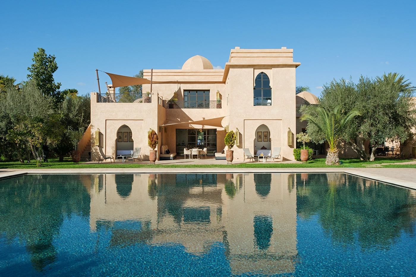 Villa DKZ – 6BR Palmeraie Garden Estate with Pool House