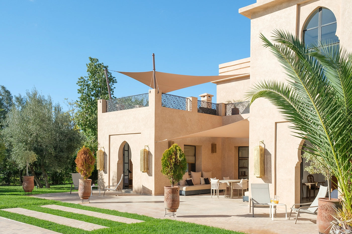 Villa DKZ – 6BR Palmeraie Garden Estate with Pool House