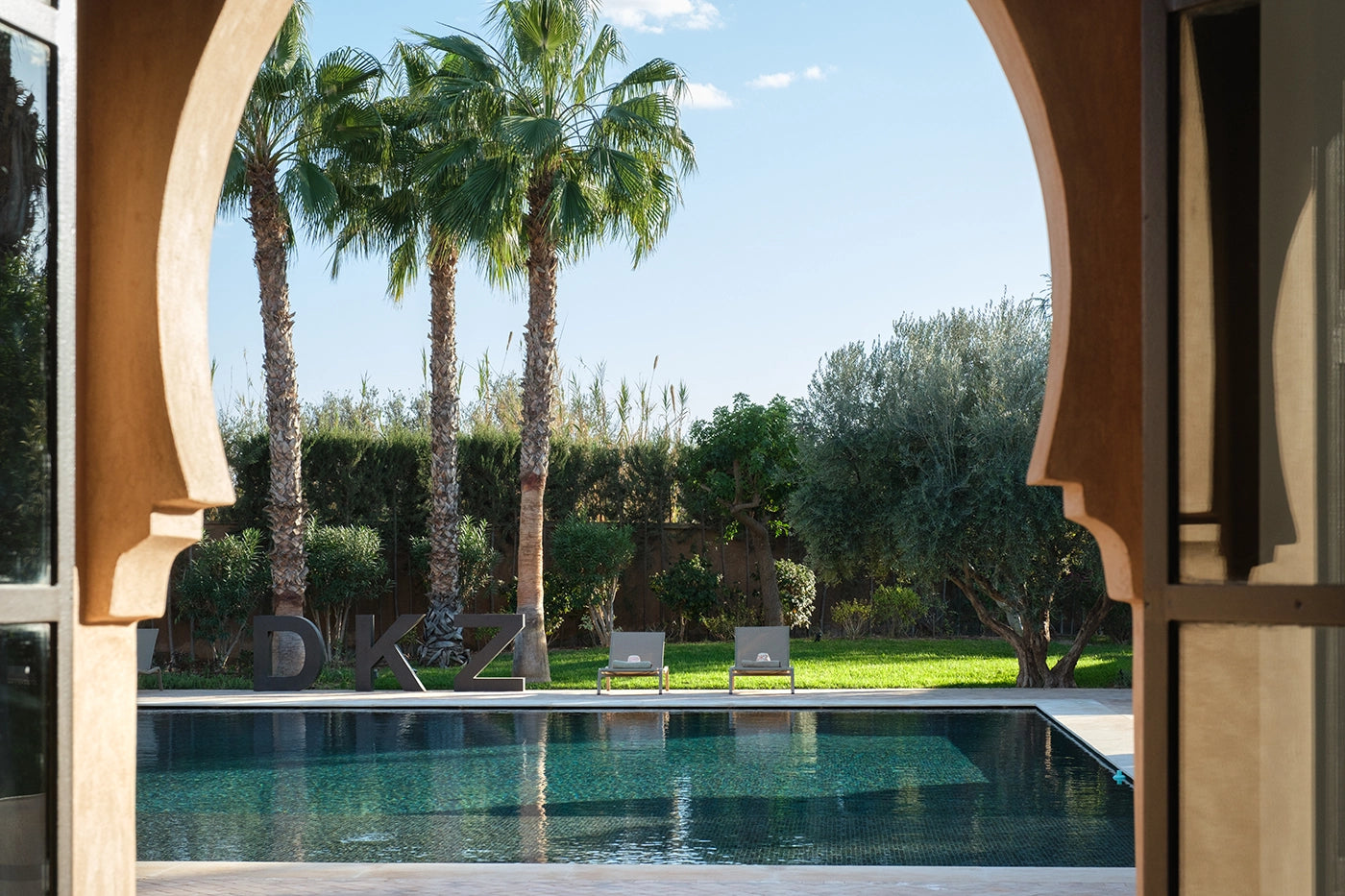 Villa DKZ – 6BR Palmeraie Garden Estate with Pool House