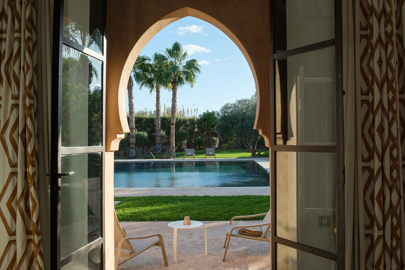 Villa DKZ – 6BR Palmeraie Garden Estate with Pool House