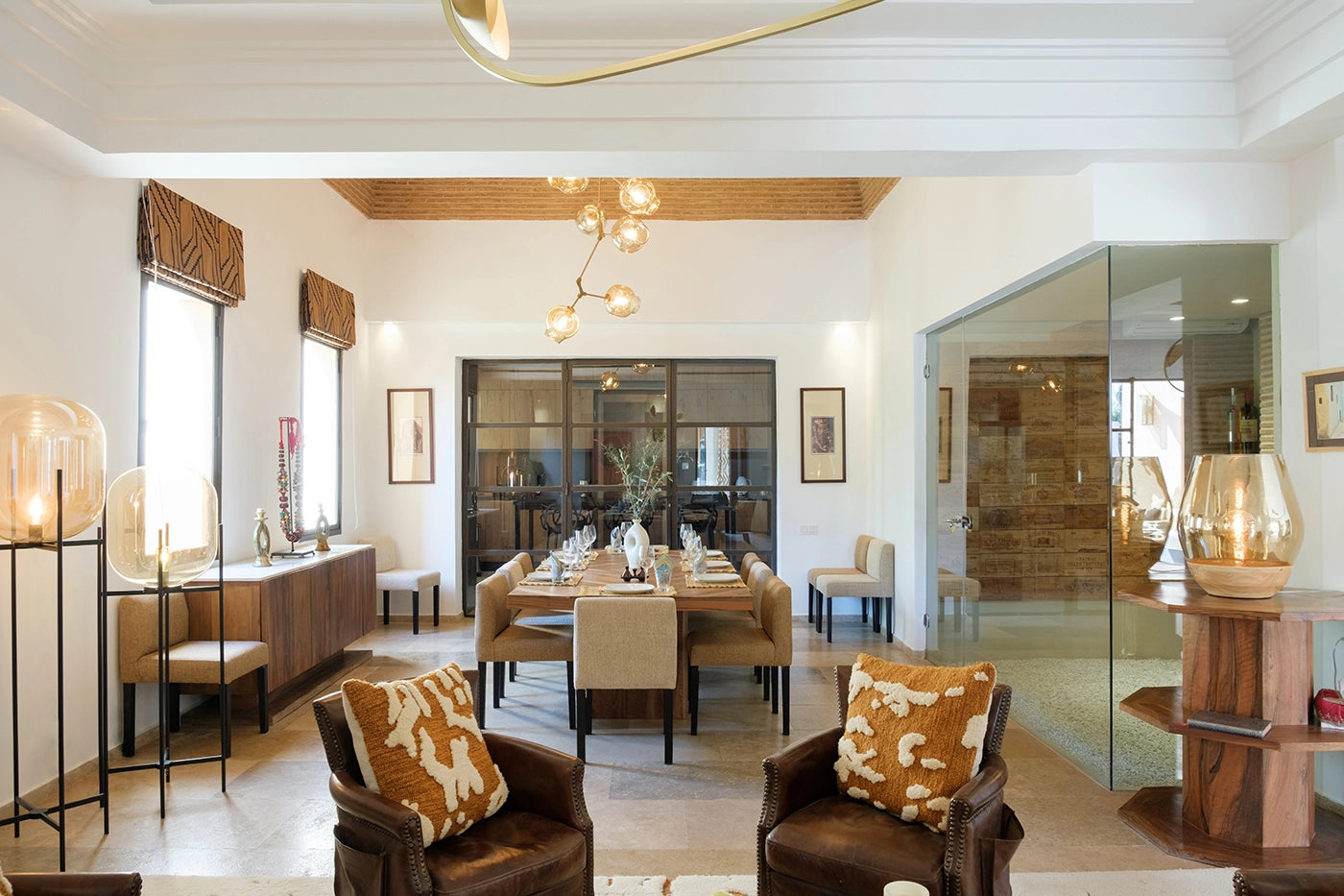 Villa DKZ – 6BR Palmeraie Garden Estate with Pool House