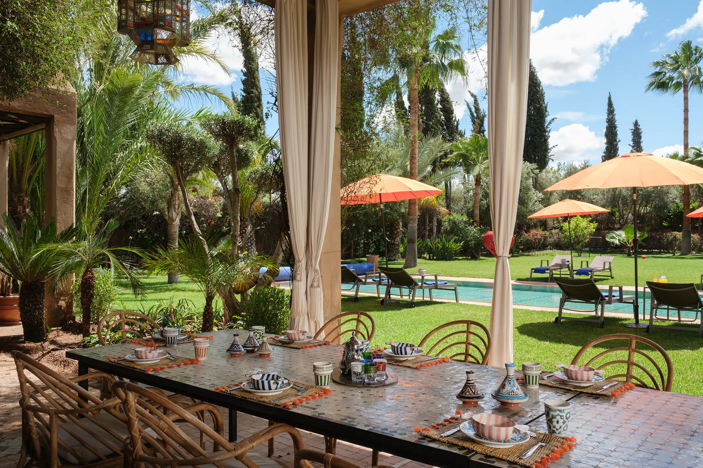Villa Hilin – 4BR Moroccan Villa with Pool, Hammam & Golf Access