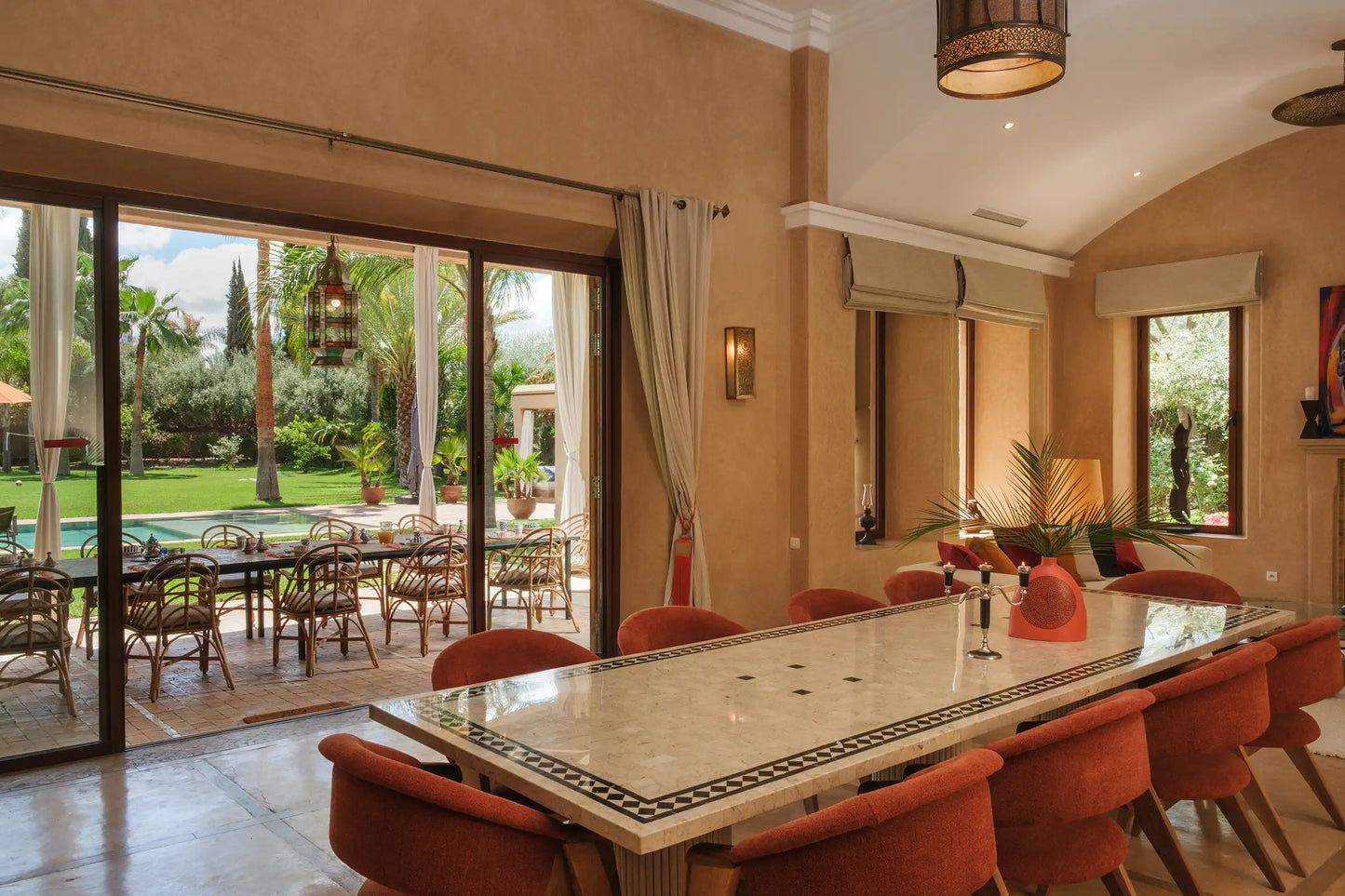 Villa Hilin – 4BR Moroccan Villa with Pool, Hammam & Golf Access
