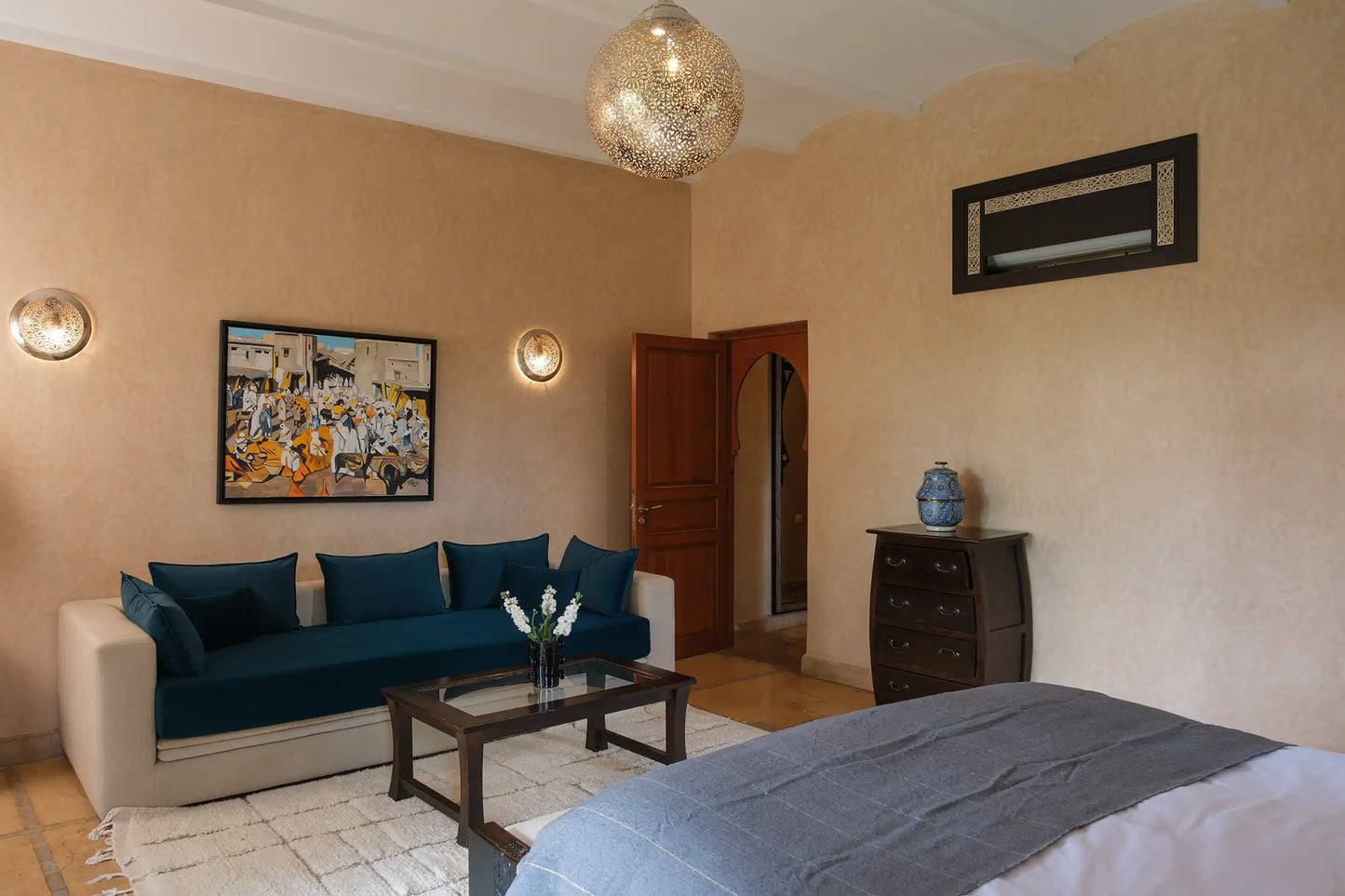 Villa Hilin – 4BR Moroccan Villa with Pool, Hammam & Golf Access