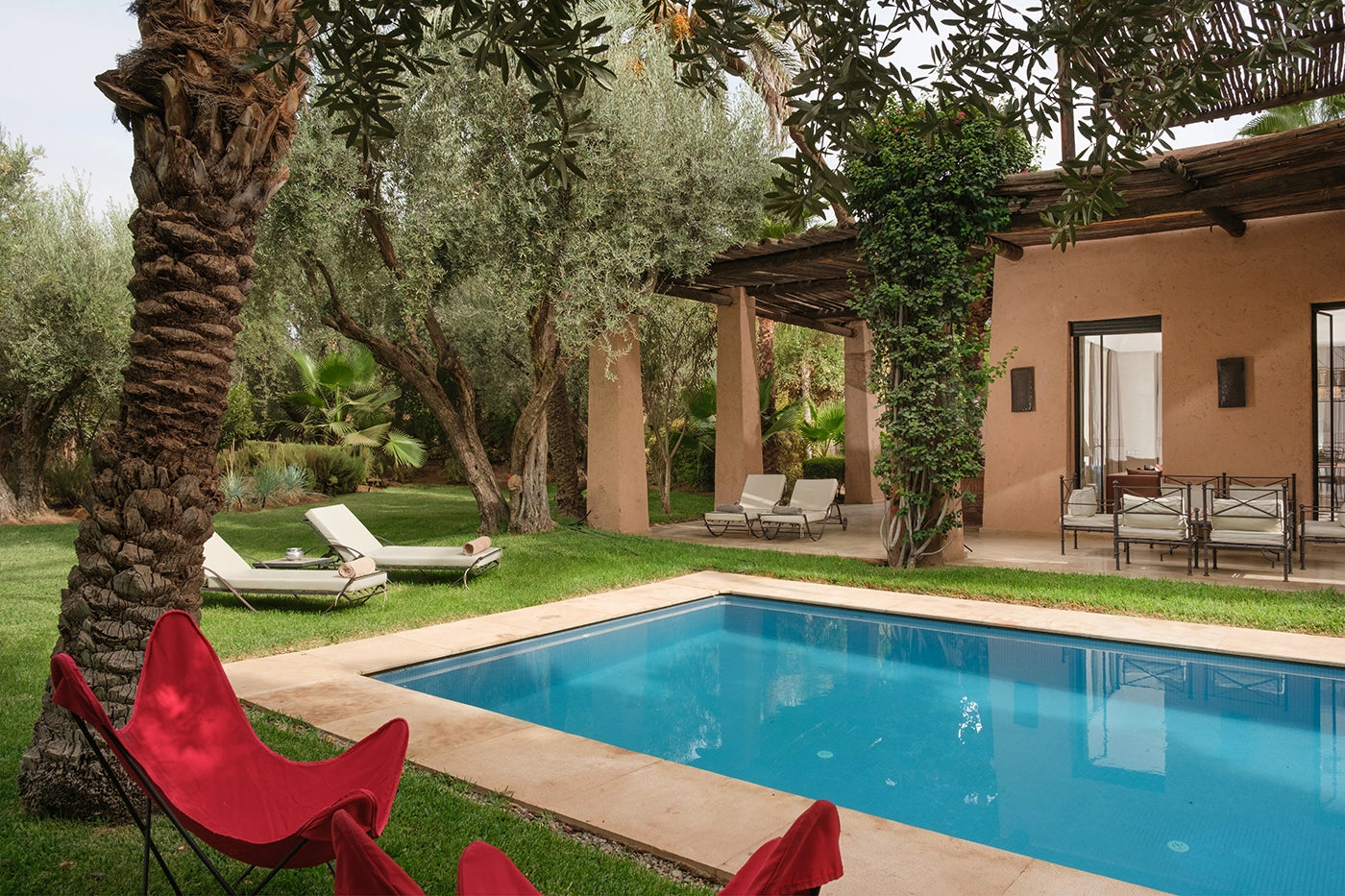 Villa Lankah – 4BR Palmeraie Villa with Heated Pool & Rooftop Terrace