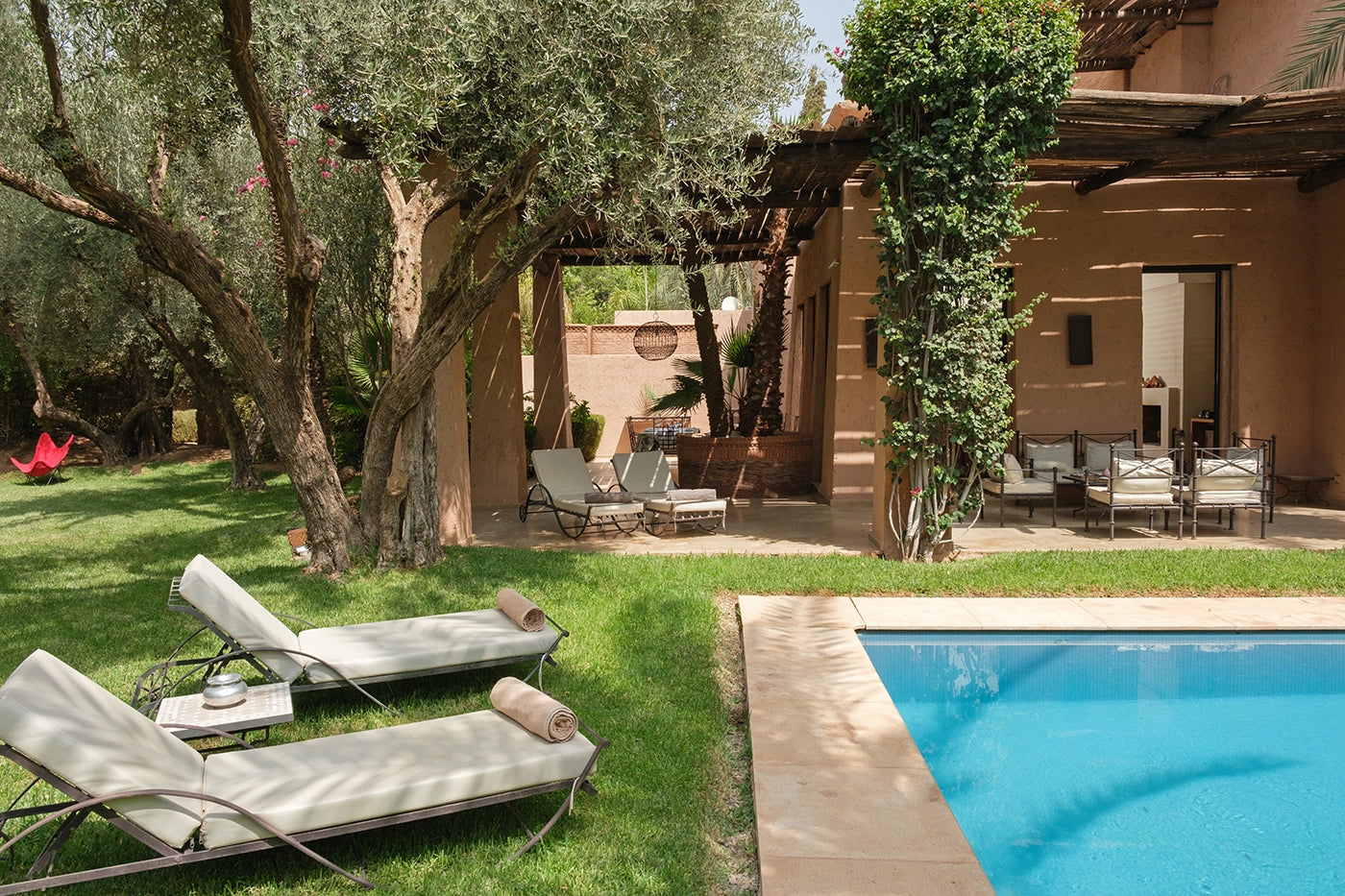 Villa Lankah – 4BR Palmeraie Villa with Heated Pool & Rooftop Terrace