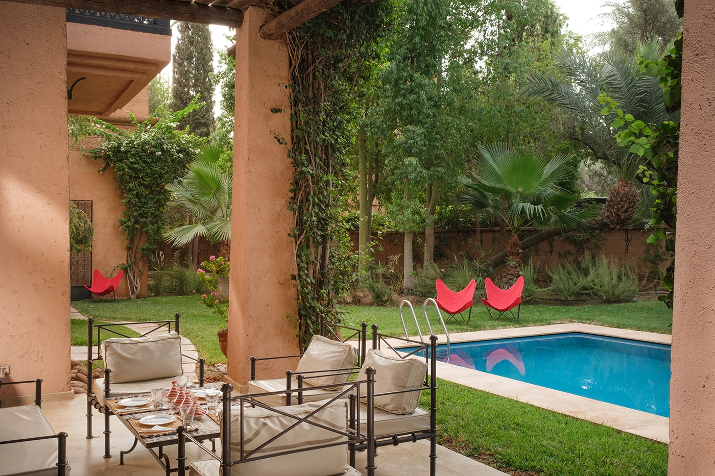 Villa Lankah – 4BR Palmeraie Villa with Heated Pool & Rooftop Terrace