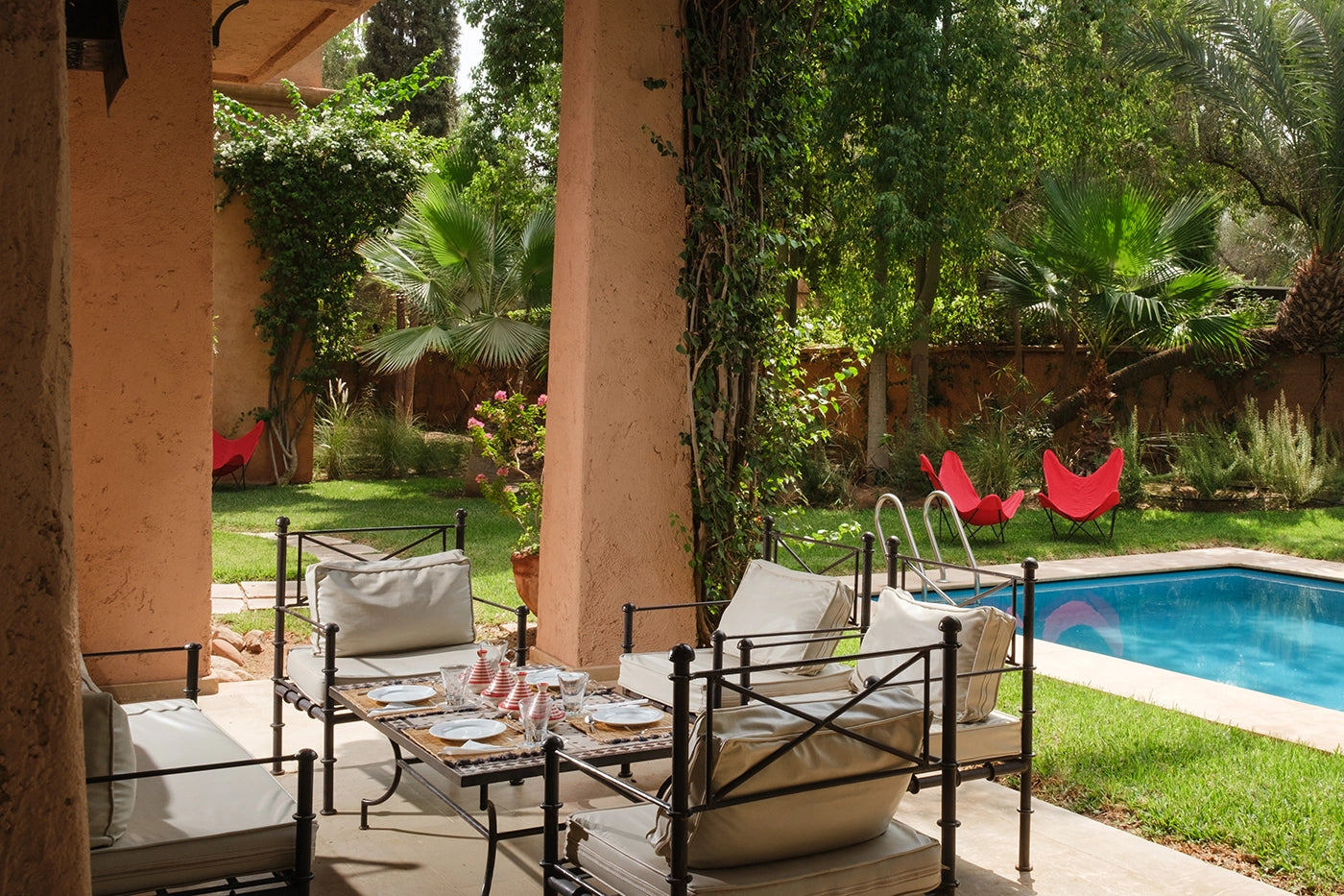 Villa Lankah – 4BR Palmeraie Villa with Heated Pool & Rooftop Terrace