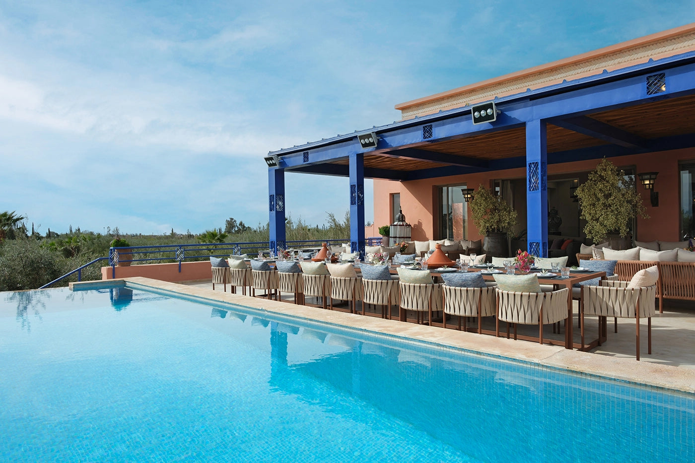 Villa Le Clos des Oliviers – 12BR Marrakech Estate with Infinity Rooftop Pool