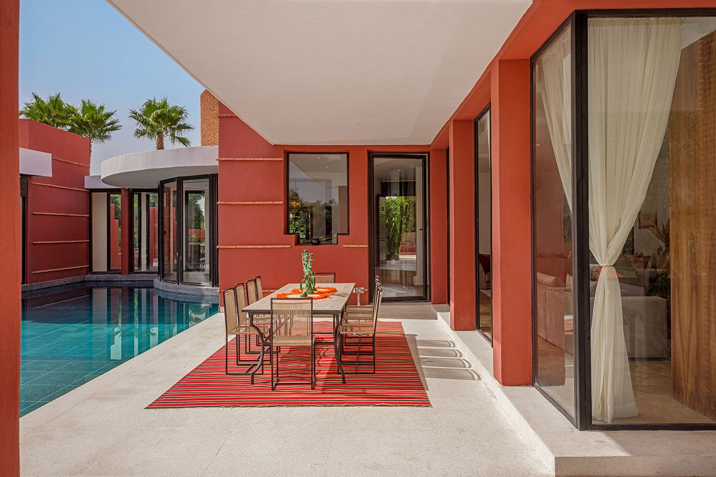 Villa Loula – 4BR Ourika Road Villa with Heated Pool & Gardens