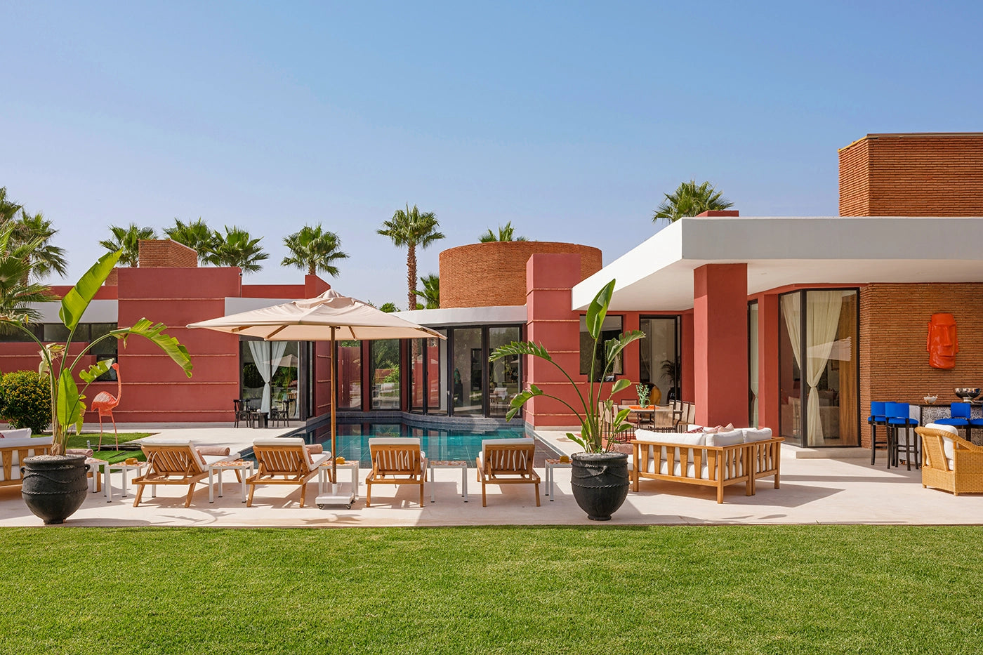 Villa Loula – 4BR Ourika Road Villa with Heated Pool & Gardens