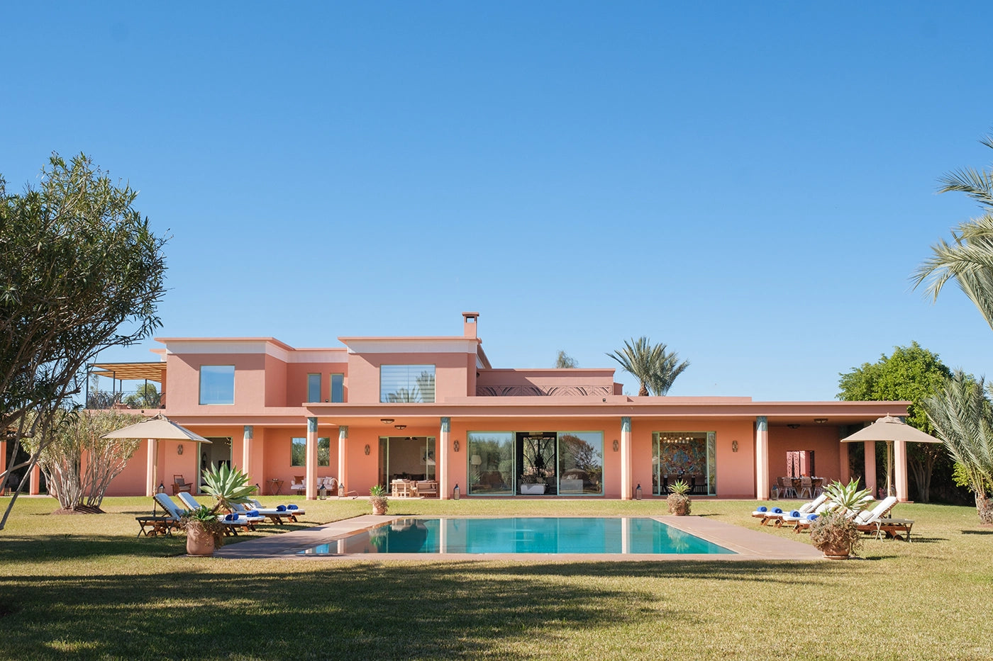 Villa Majdou – 5BR Art Deco Villa in Marrakech with Heated Pool