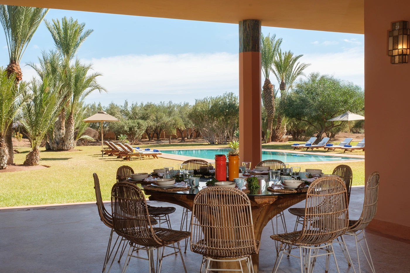 Villa Majdou – 5BR Art Deco Villa in Marrakech with Heated Pool