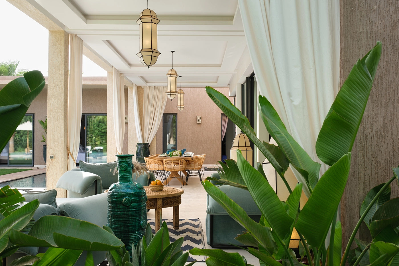 Villa Netumia – 5BR Ourika Road Villa with Pool & Contemporary Design