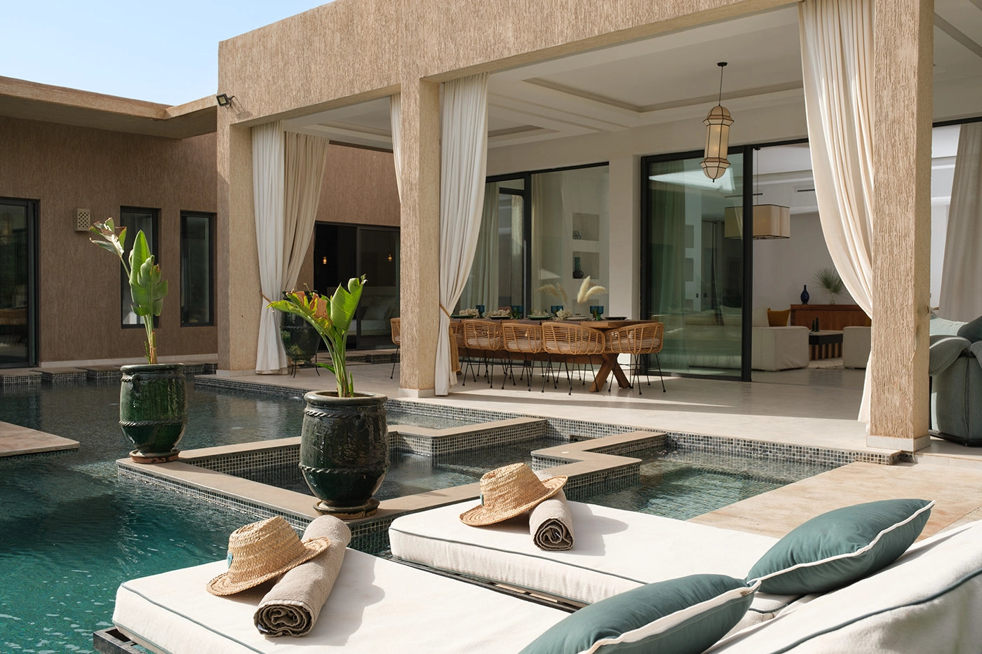 Villa Netumia – 5BR Ourika Road Villa with Pool & Contemporary Design