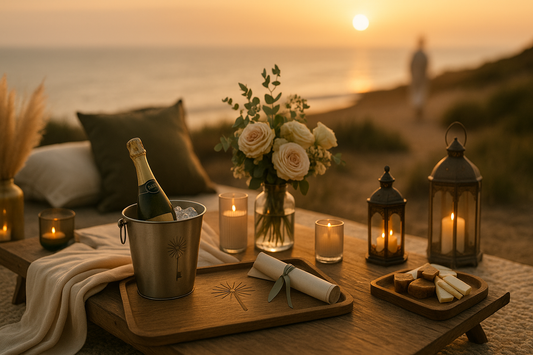 Luxury Picnic & Sunset Proposal Setup