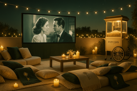 Private Film Screening Setup