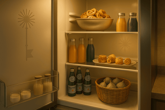 Stocked Fridge with Essentials