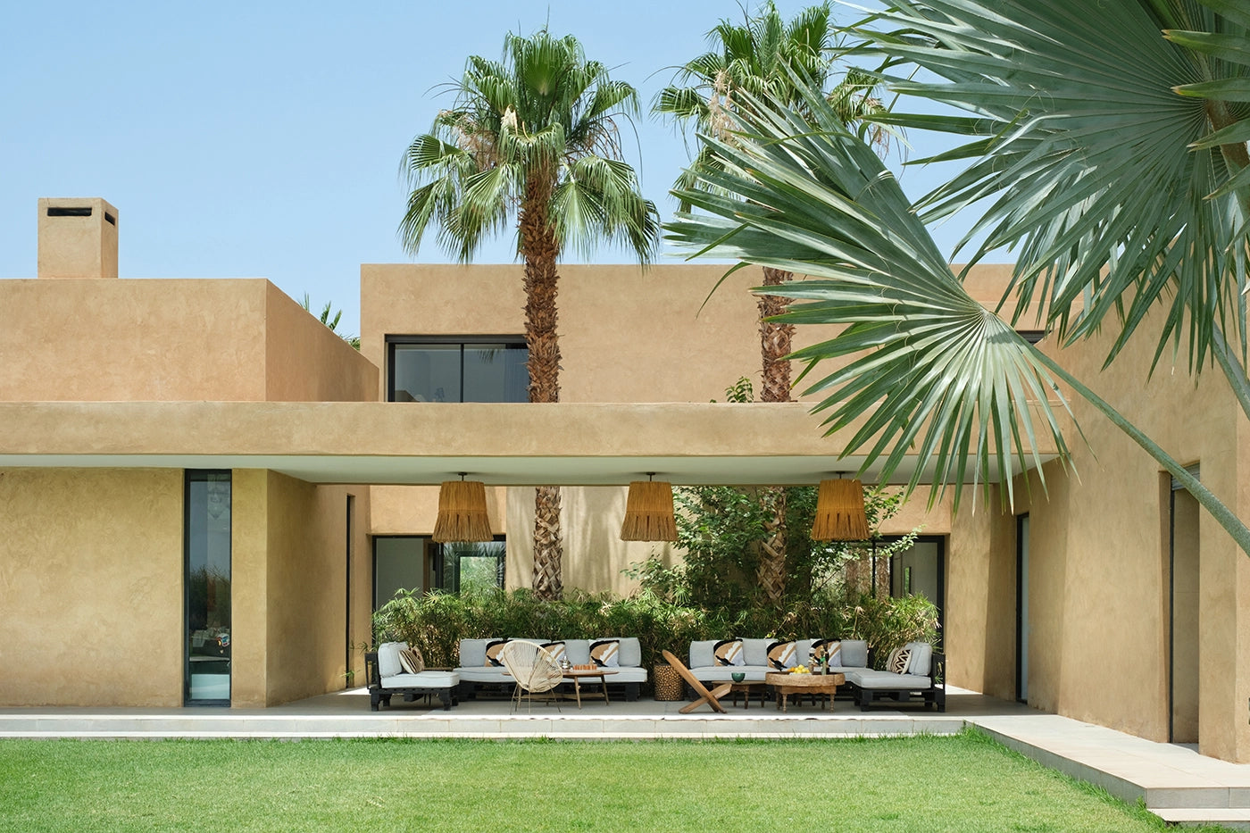 Villa Belya – 6BR Modern Moroccan Villa with Rooftop & Mosaic Pool