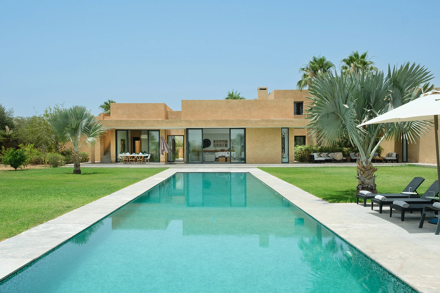 Villa Belya – 6BR Modern Moroccan Villa with Rooftop & Mosaic Pool