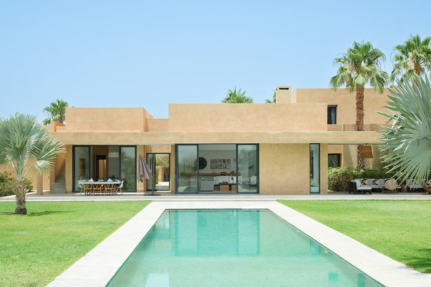 Villa Belya – 6BR Modern Moroccan Villa with Rooftop & Mosaic Pool