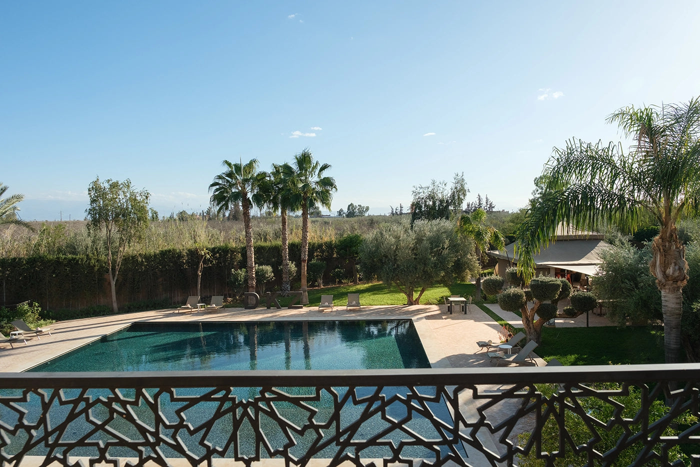 Villa DKZ – 6BR Palmeraie Garden Estate with Pool House