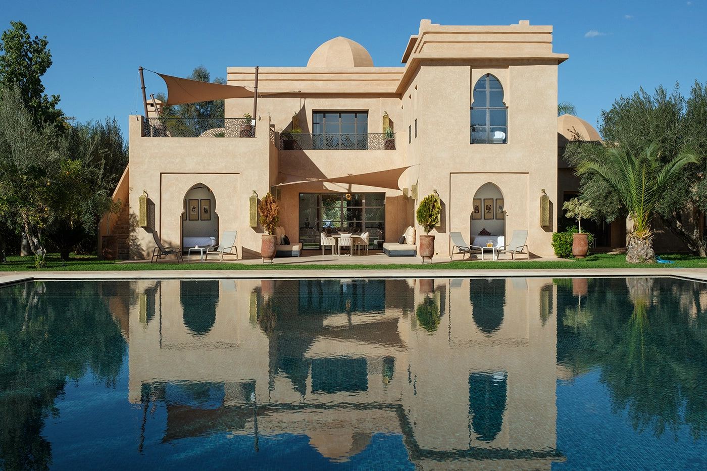Villa DKZ – 6BR Palmeraie Garden Estate with Pool House