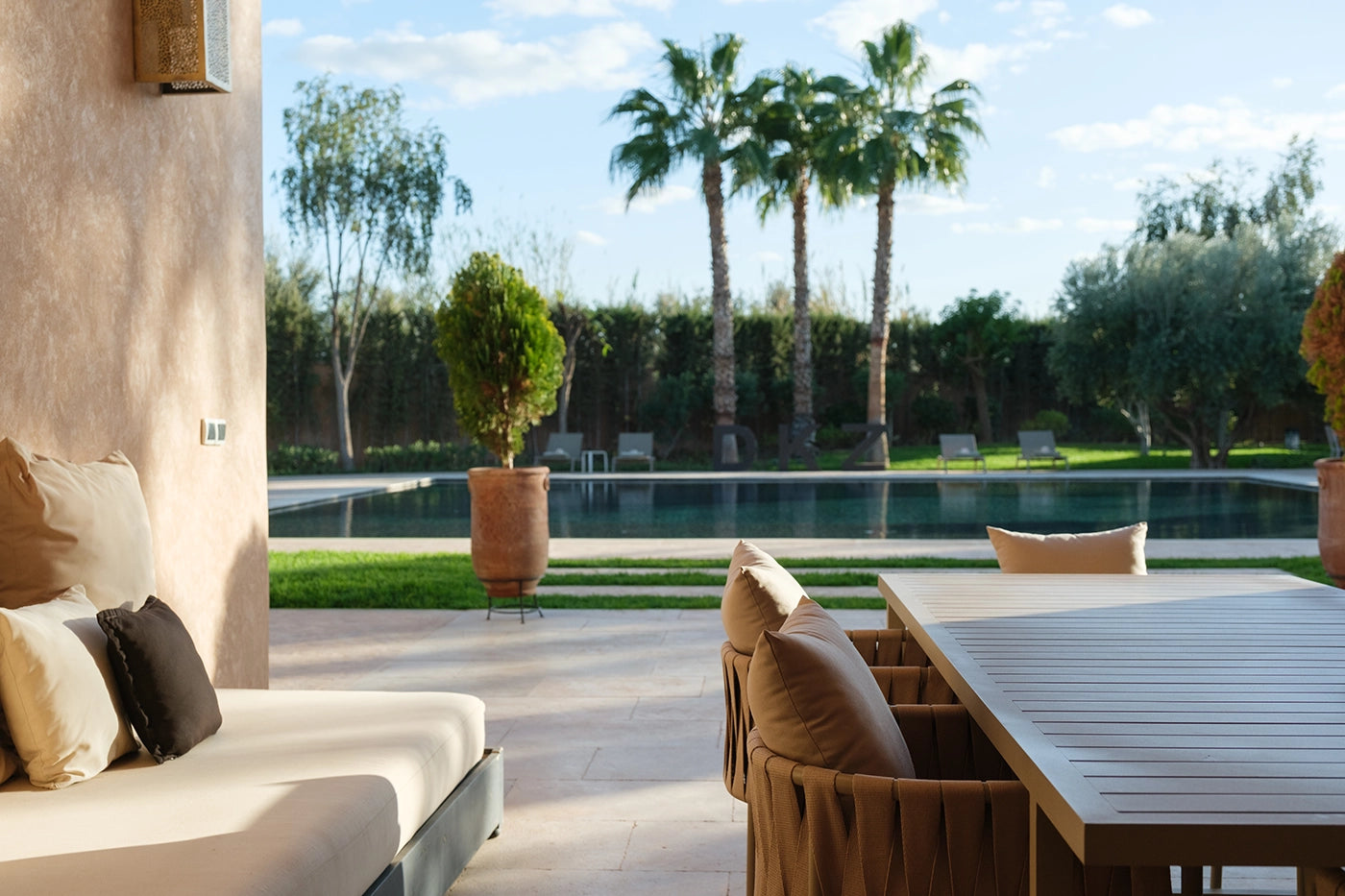 Villa DKZ – 6BR Palmeraie Garden Estate with Pool House