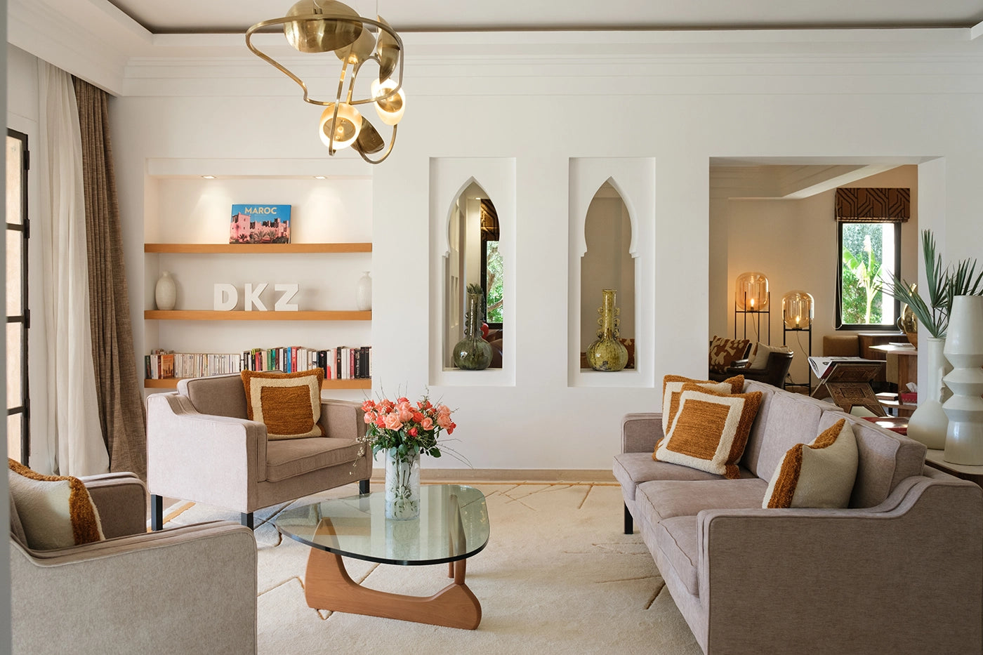Villa DKZ – 6BR Palmeraie Garden Estate with Pool House