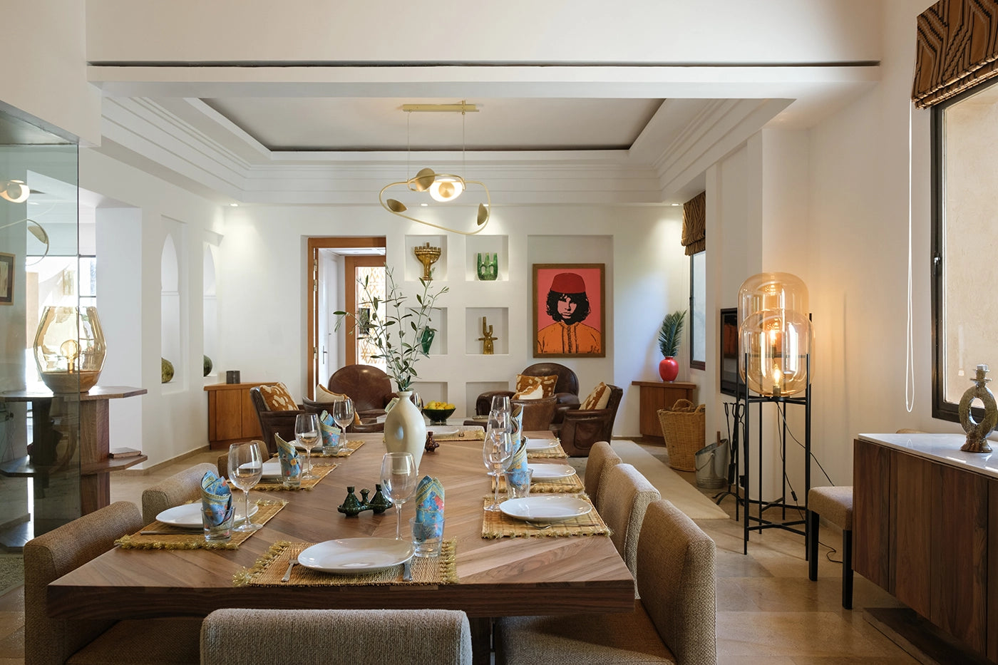Villa DKZ – 6BR Palmeraie Garden Estate with Pool House