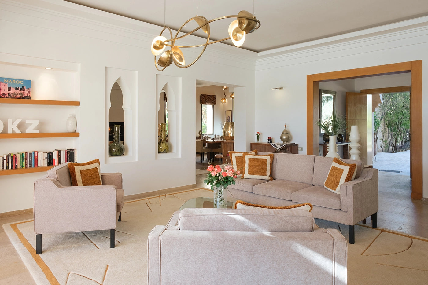 Villa DKZ – 6BR Palmeraie Garden Estate with Pool House