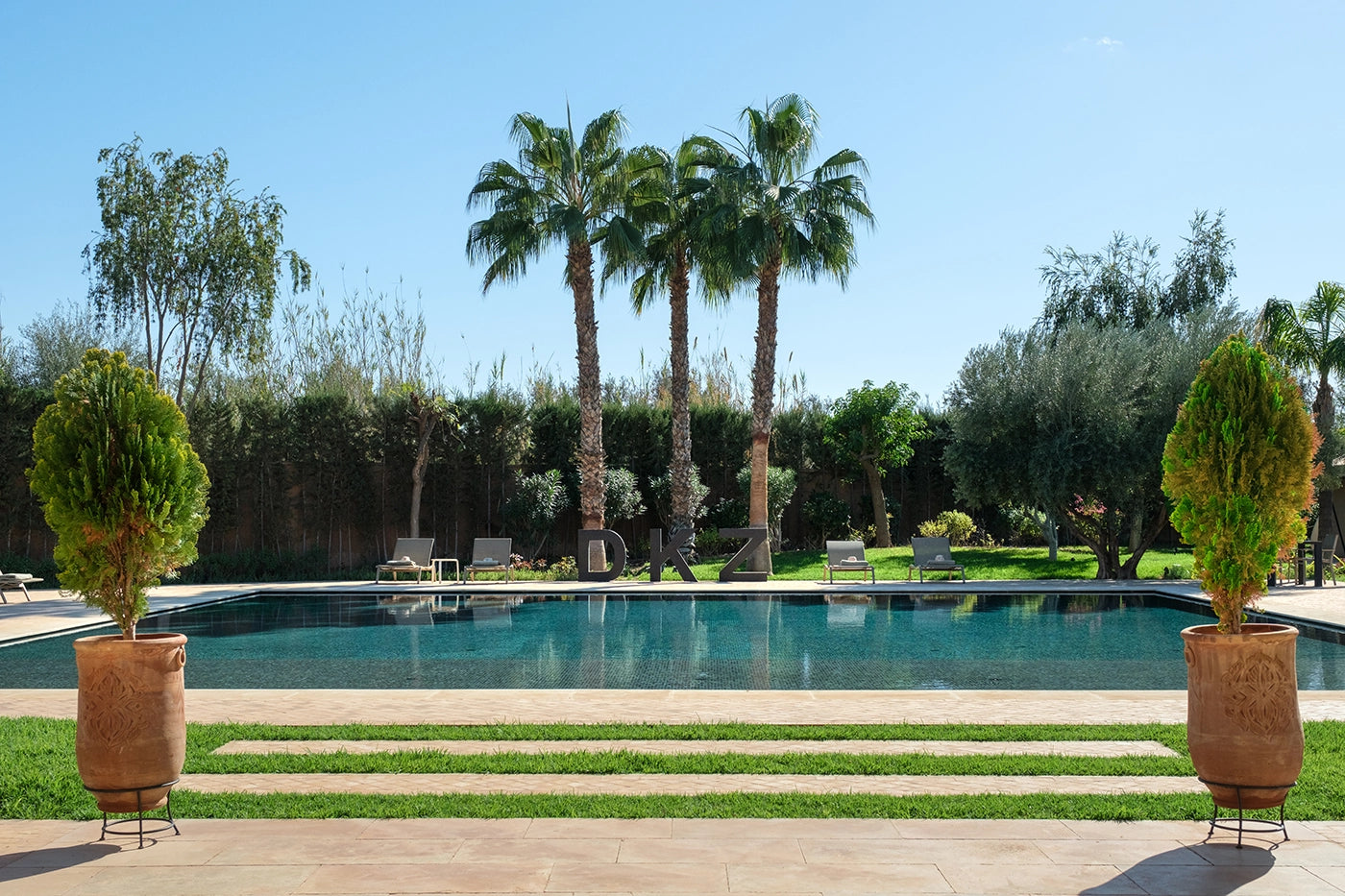 Villa DKZ – 6BR Palmeraie Garden Estate with Pool House