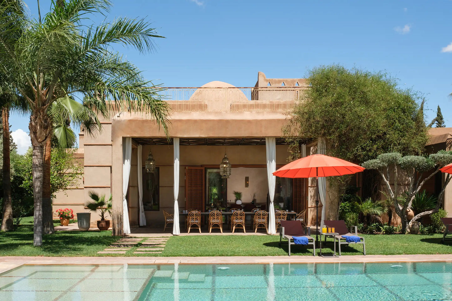 Villa Hilin – 4BR Moroccan Villa with Pool, Hammam & Golf Access