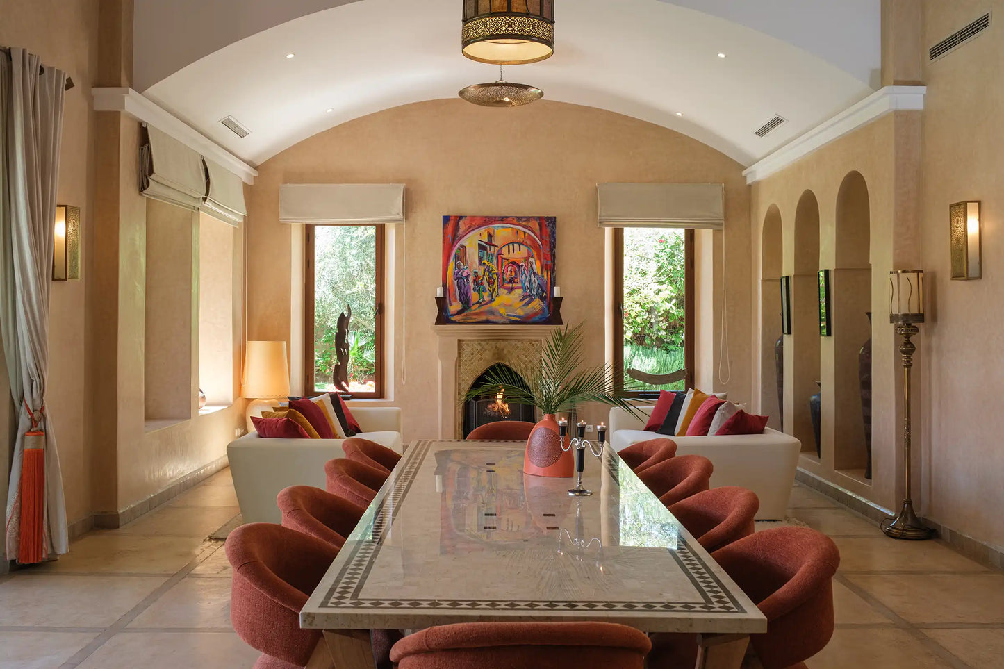 Villa Hilin – 4BR Moroccan Villa with Pool, Hammam & Golf Access