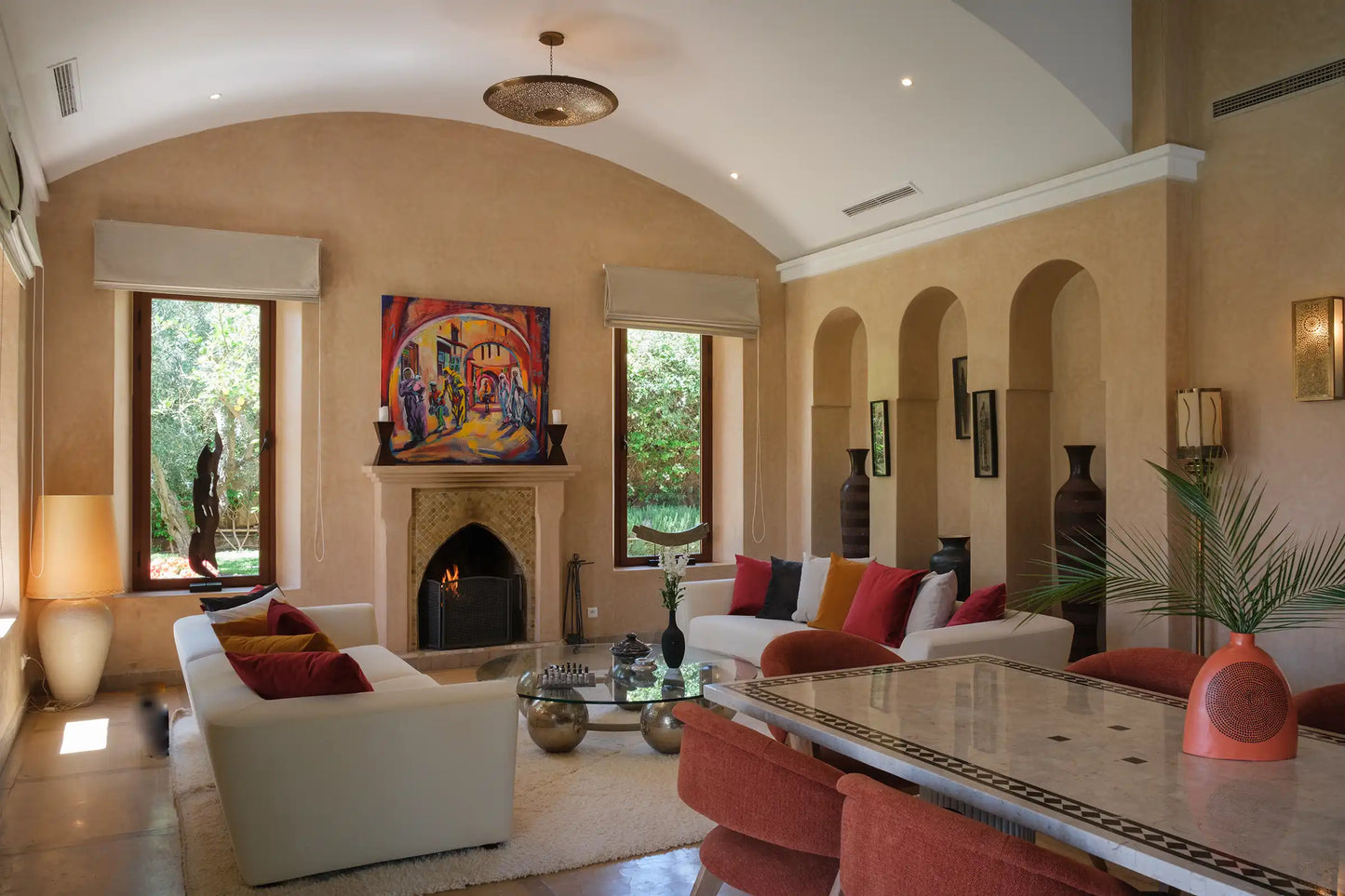 Villa Hilin – 4BR Moroccan Villa with Pool, Hammam & Golf Access