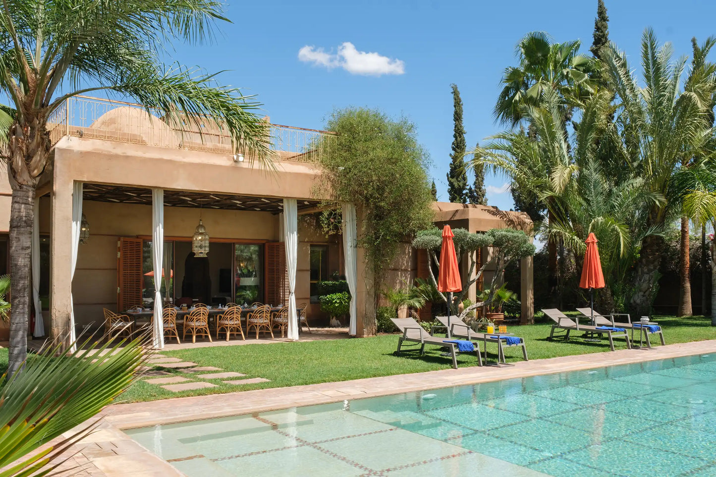 Villa Hilin – 4BR Moroccan Villa with Pool, Hammam & Golf Access