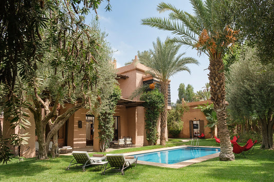 Villa Lankah – 4BR Palmeraie Villa with Heated Pool & Rooftop Terrace