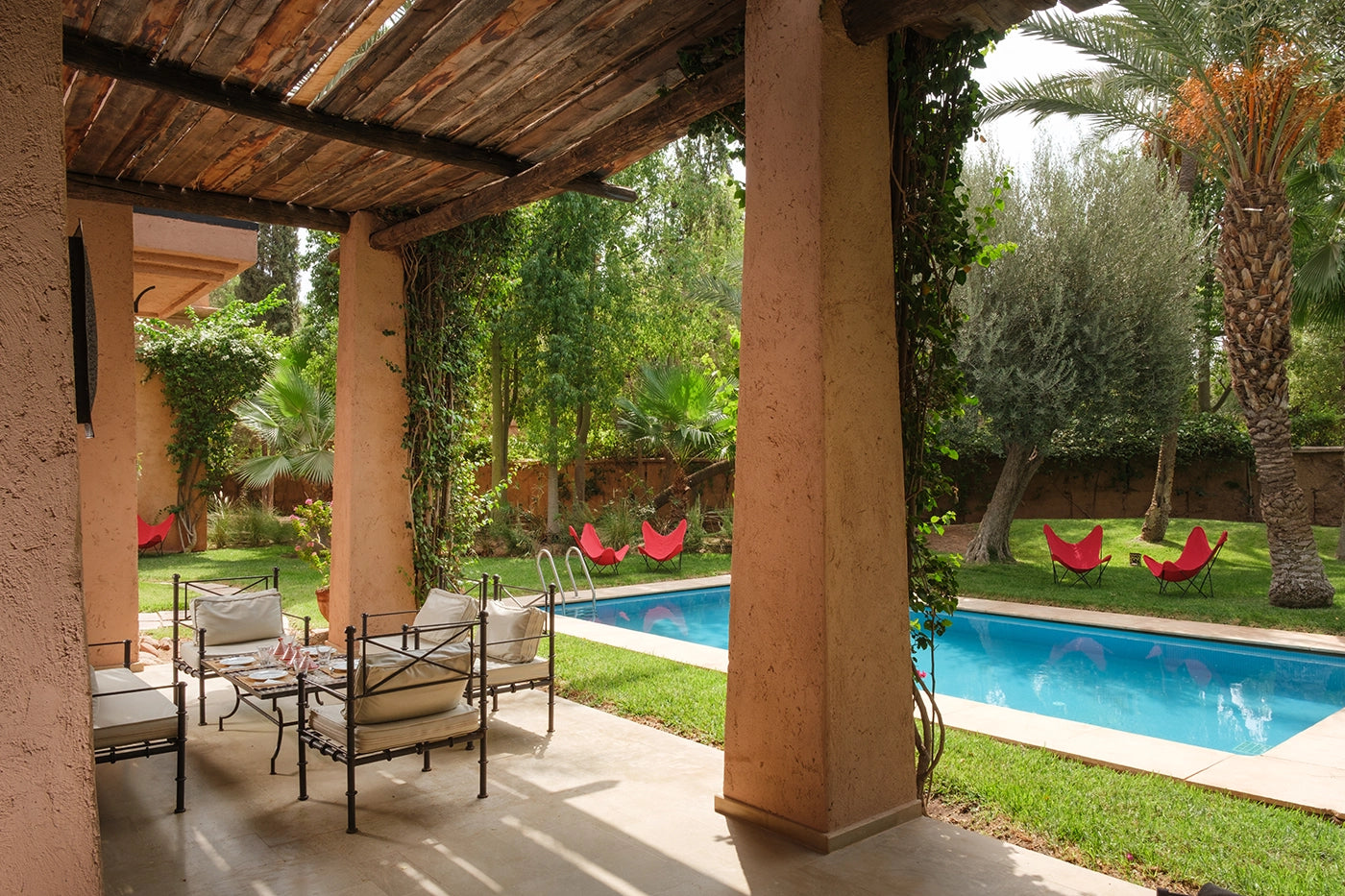 Villa Lankah – 4BR Palmeraie Villa with Heated Pool & Rooftop Terrace