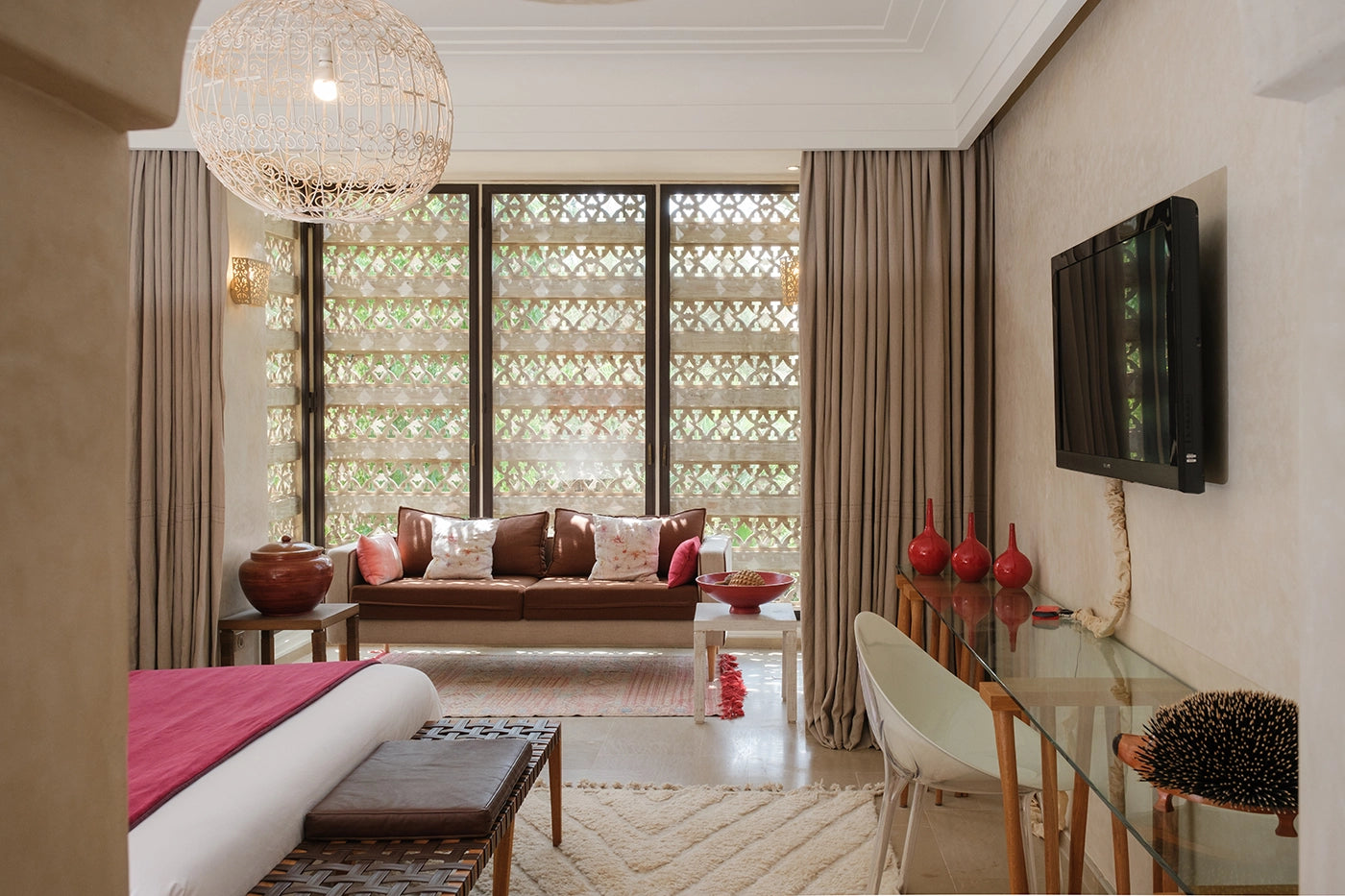 Villa Lankah – 4BR Palmeraie Villa with Heated Pool & Rooftop Terrace