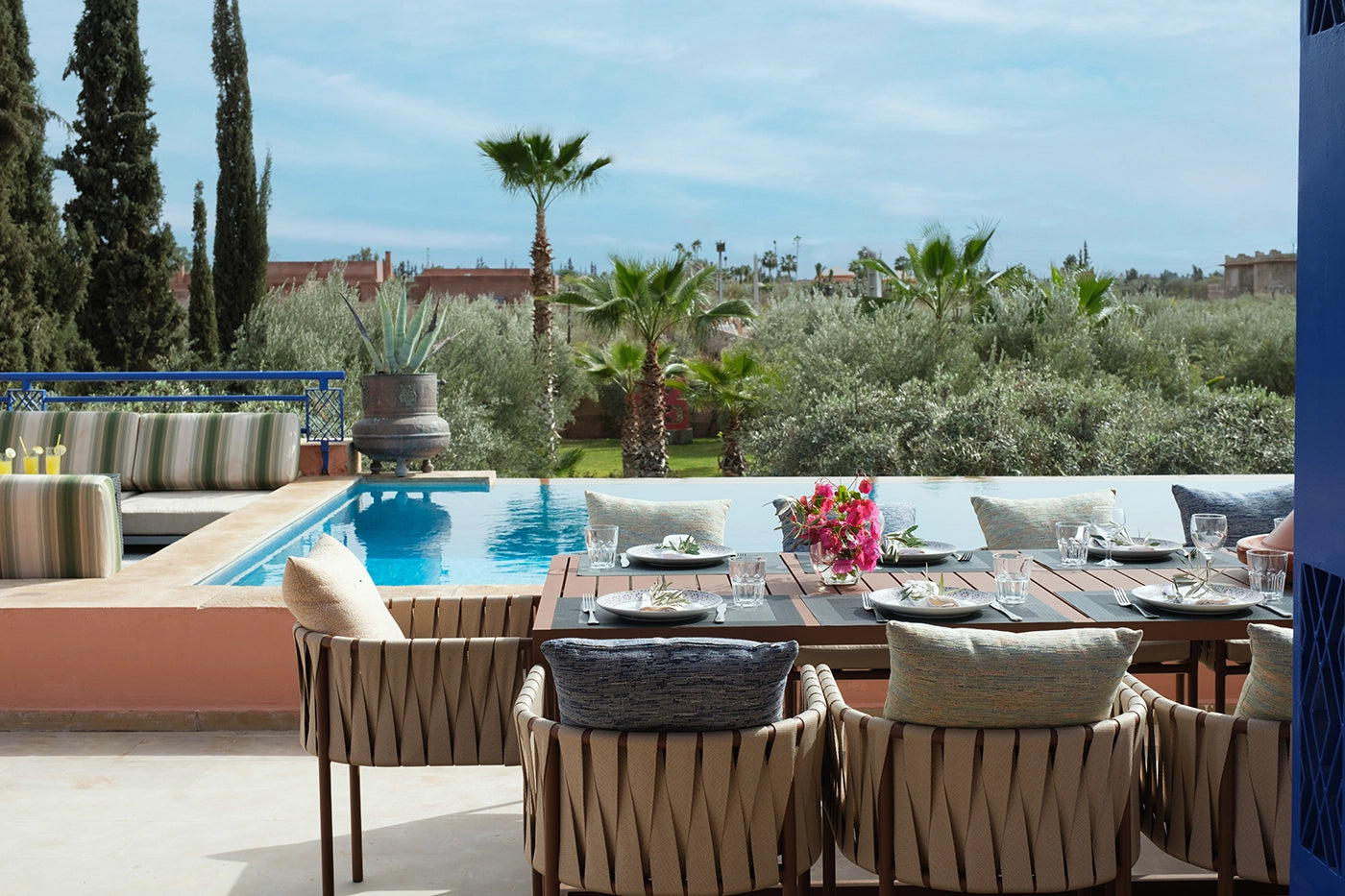 Villa Le Clos des Oliviers – 12BR Marrakech Estate with Infinity Rooftop Pool
