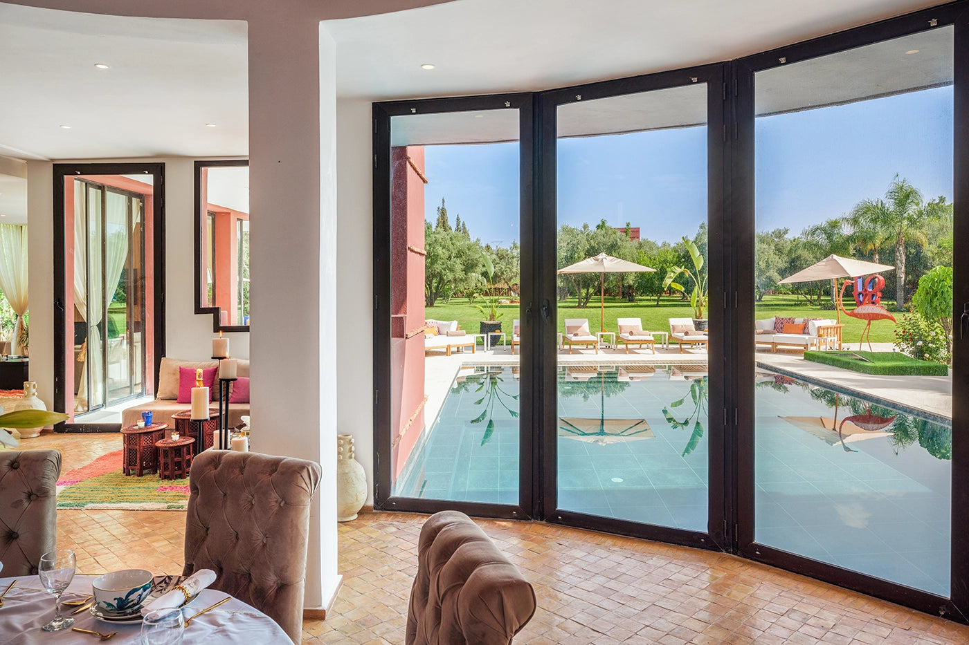 Villa Loula – 4BR Ourika Road Villa with Heated Pool & Gardens