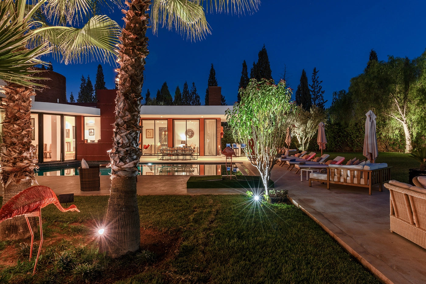 Villa Loula – 4BR Ourika Road Villa with Heated Pool & Gardens